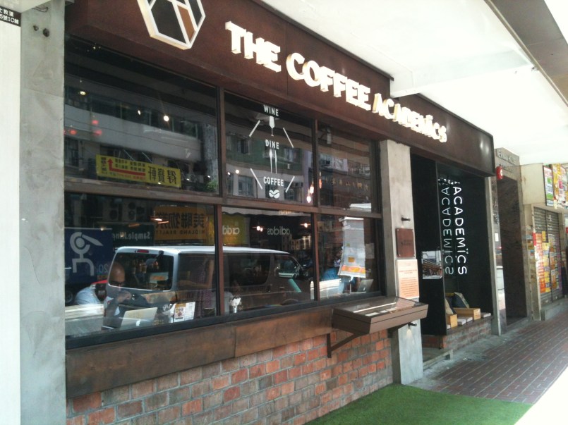 The Coffee Academic shopfront.