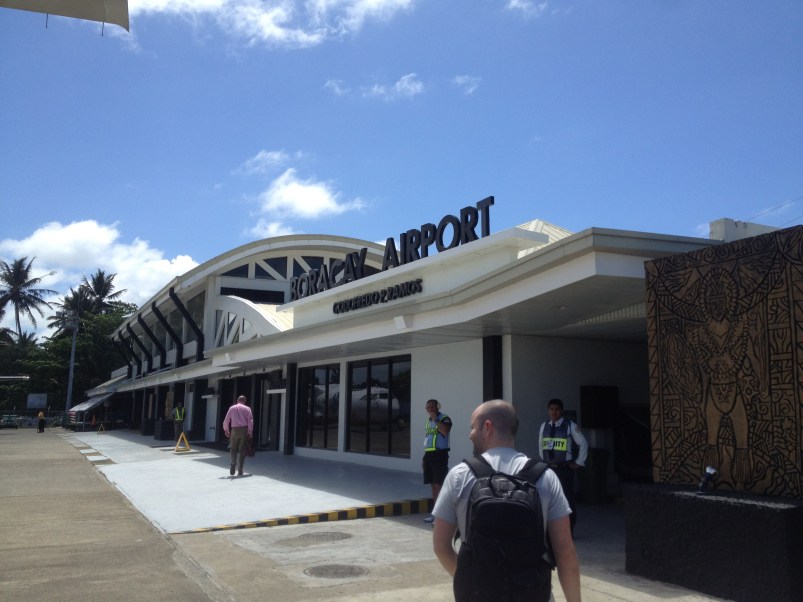 Braden loves airports - this was no exception 