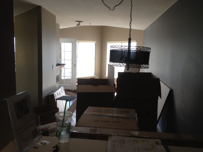 By the end our place was barely recognizable. 