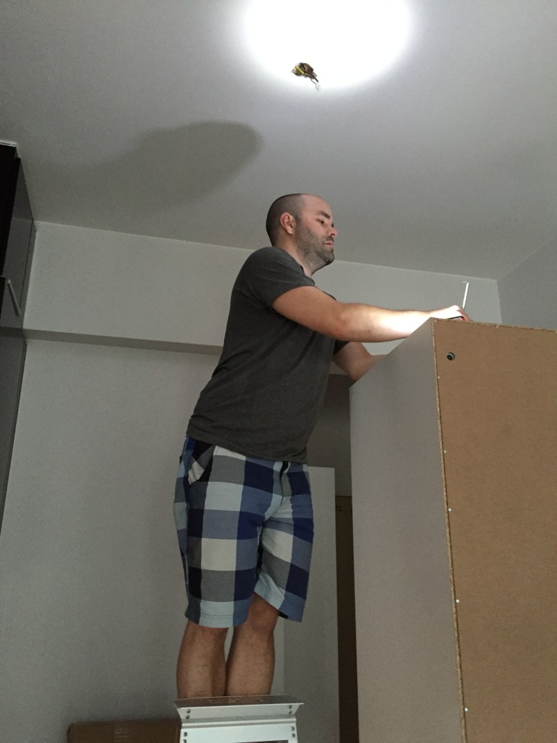 This was a serious operation - no pics allowed while installation was in progress.