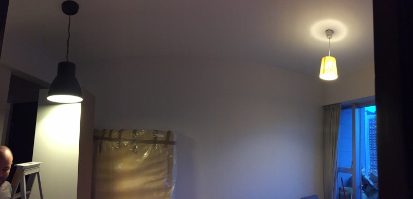 Before & After: isn't the new light so much better?!?!