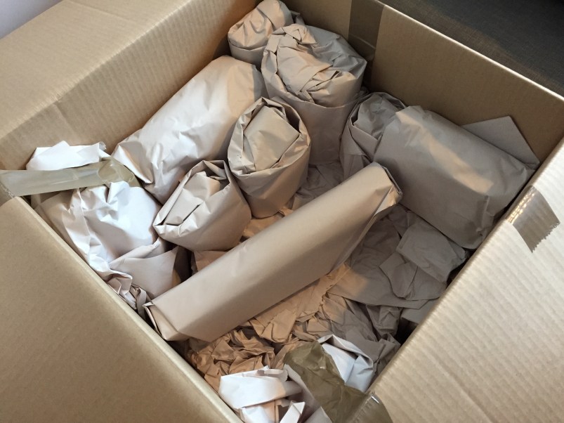 Look at all those little bundles. They were wrapped and shipped with such care. 