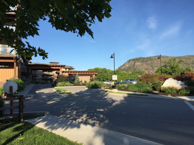 Entrance to the resort.